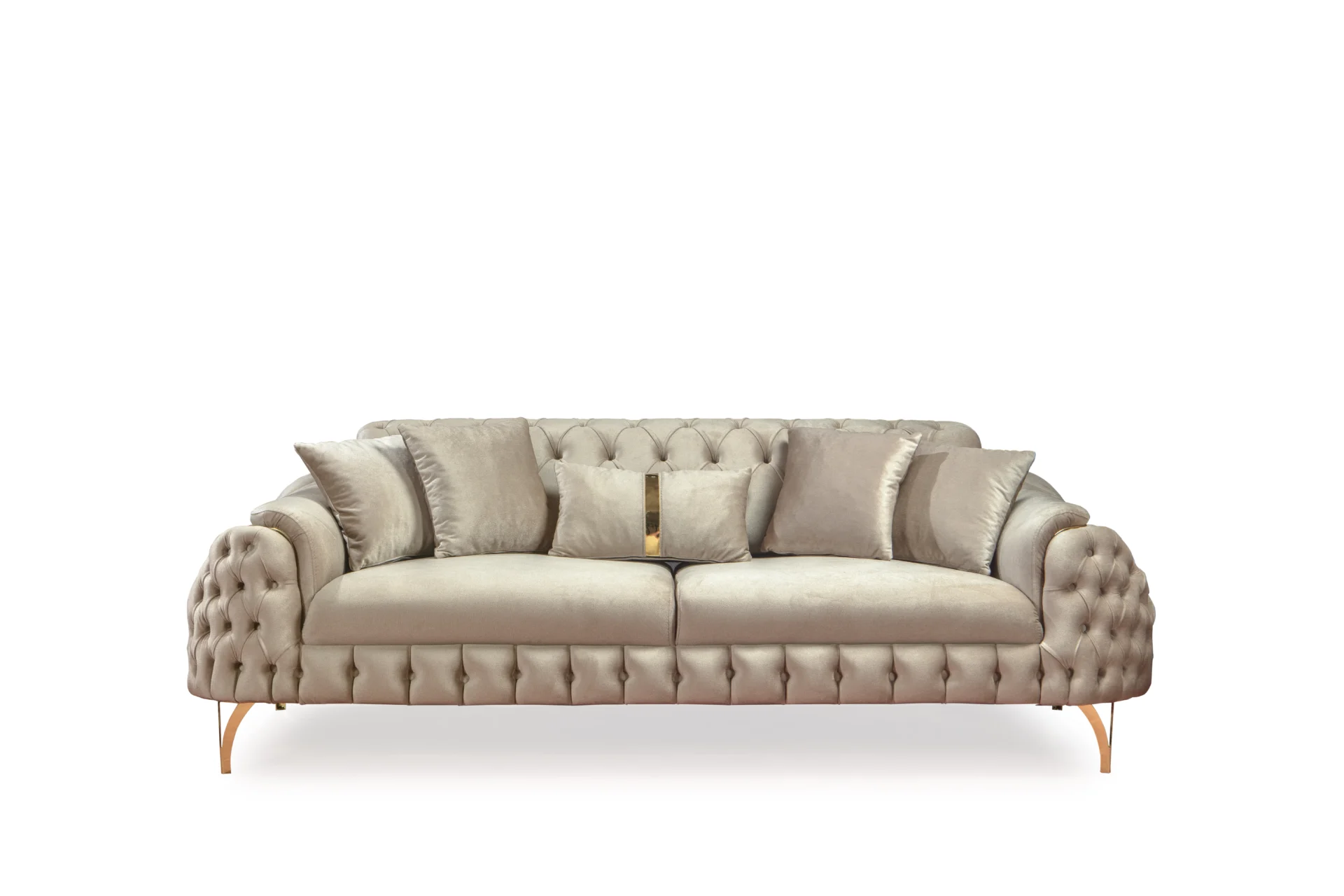 Bella Sofa - 3-Sitzer, modernes Design, luxuriöser Komfort, individuelle Stoffauswahl – Bild 2