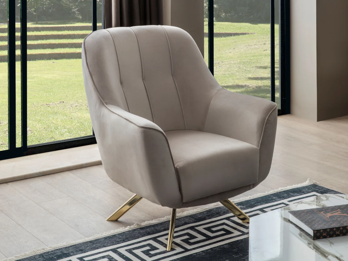 Yasemin Armchair – Elegant, Customizable Comfort for Home