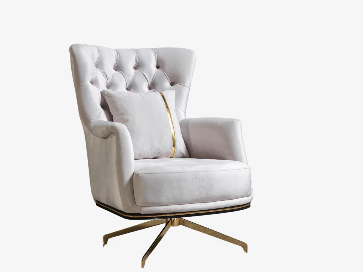 Melisa Armchair – Elegant, Customizable Comfort for Home