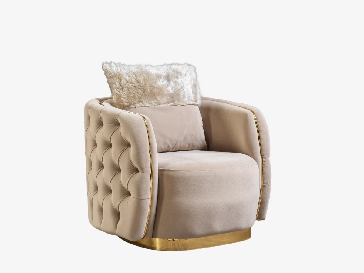 Barcelo Armchair – Elegant, Customizable Comfort for Home