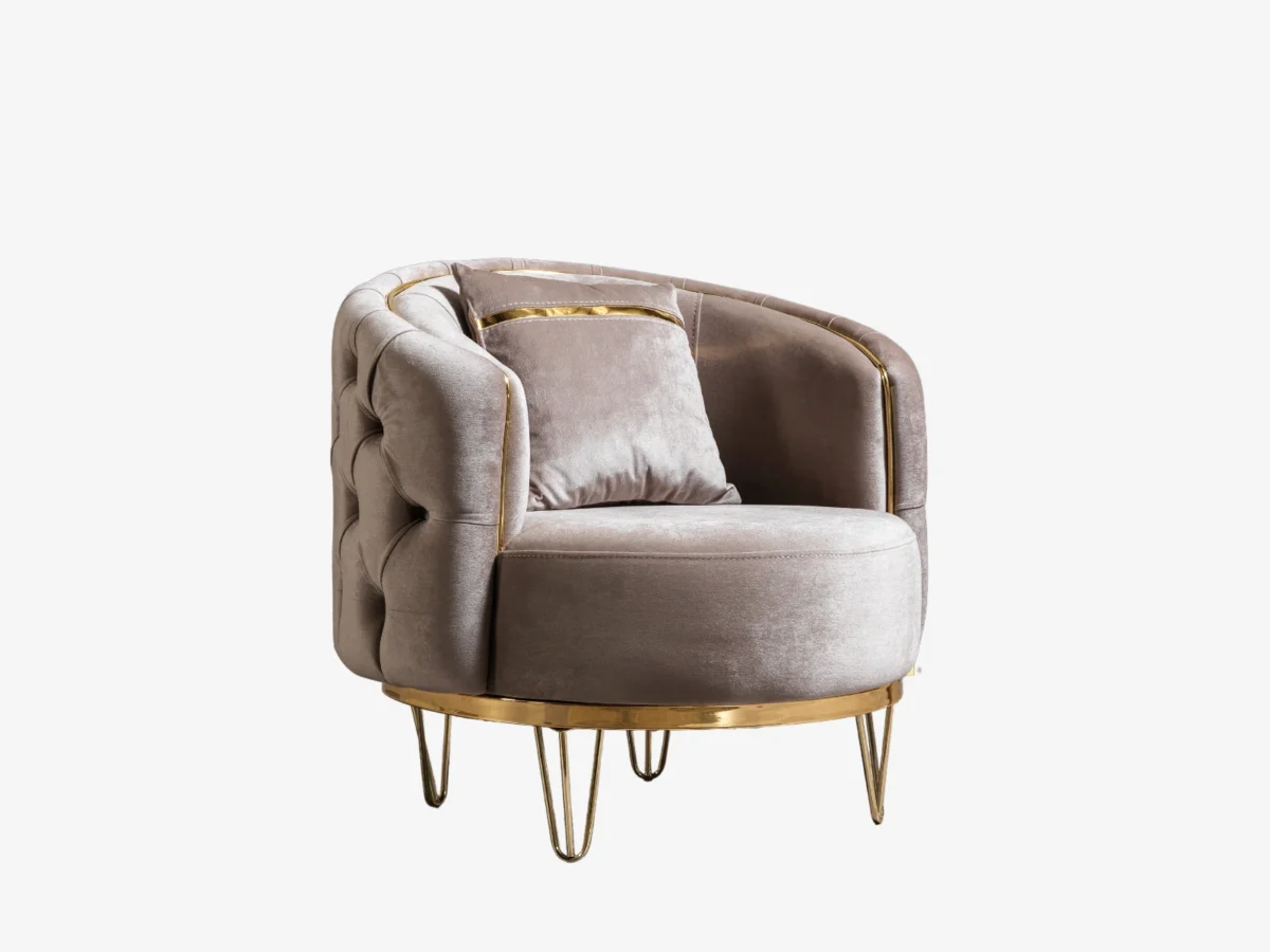 Elite Armchair – Elegant, Customizable Comfort for Home