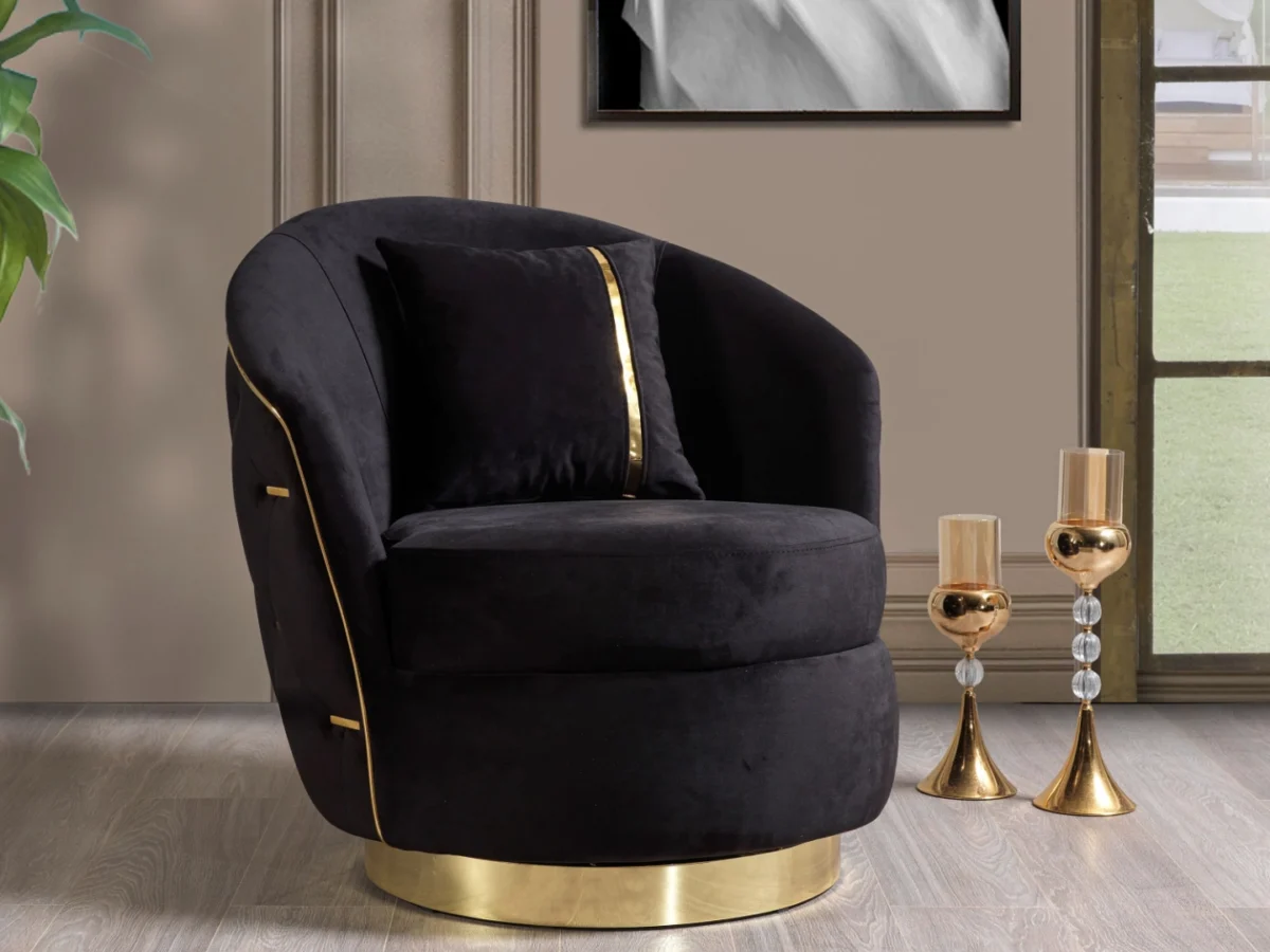 Sedef Armchair – Elegant, Customizable Comfort for Home