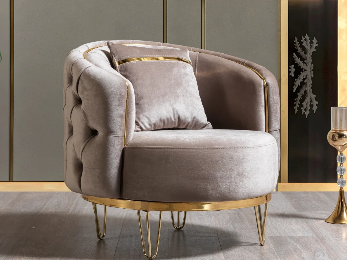 Elite Armchair – Elegant, Customizable Comfort for Home